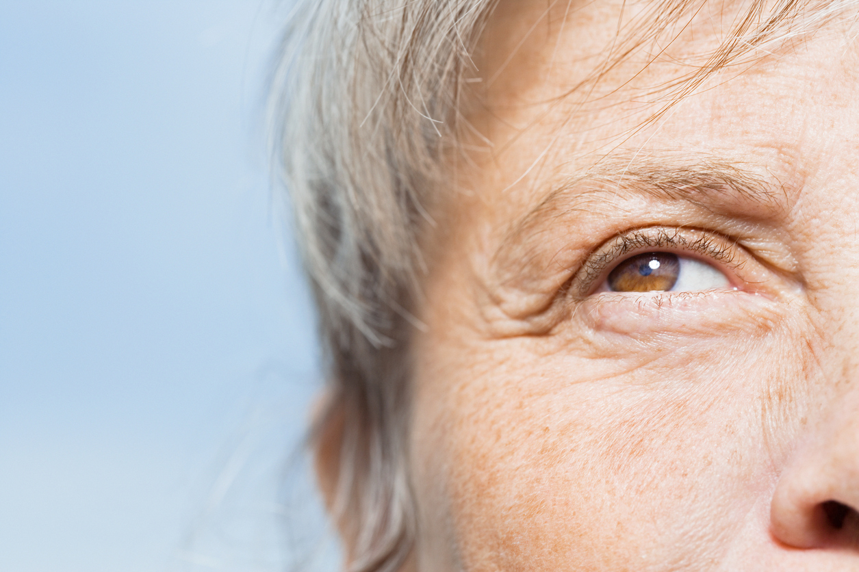 Detail of woman's face