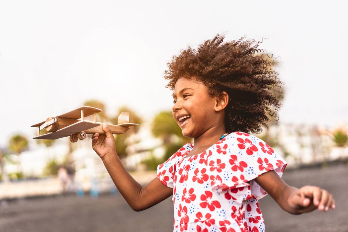 Importance of time outside for eye health.