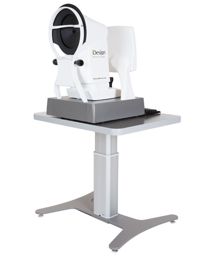 Stock image of Eye Checkup ophthalmology equipment