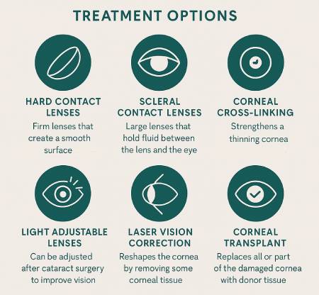 Infographic Irregular Astigmatism Treatment